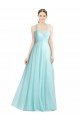Sydney Ruched Sweetheart Neckline A-Line Tulle Bridesmaid Dress with Tie Open Back