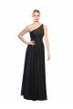 Sydney Ruched One Shoulder Tulle A-Line Bridesmaid Dress
