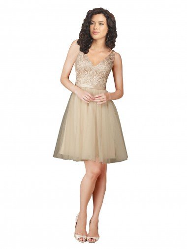 Sydney Tulle Bridesmaid Dress with Embroidery and Beading