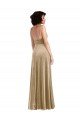 Sydney Square Neck Formal Velvet Maxi Bridesmaid Dress / Prom Dress with Front Slit