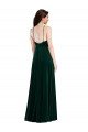 Sydney Velvet Halter Maxi Bridesmaid Dress / Prom Dress with Front Slit